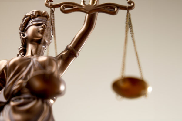 The Statue of justice, legal law concept image